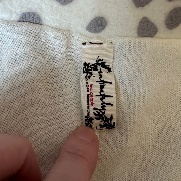 Free People Raincheck Shorts In Cream Combo Size Large - Picture 10 of 13